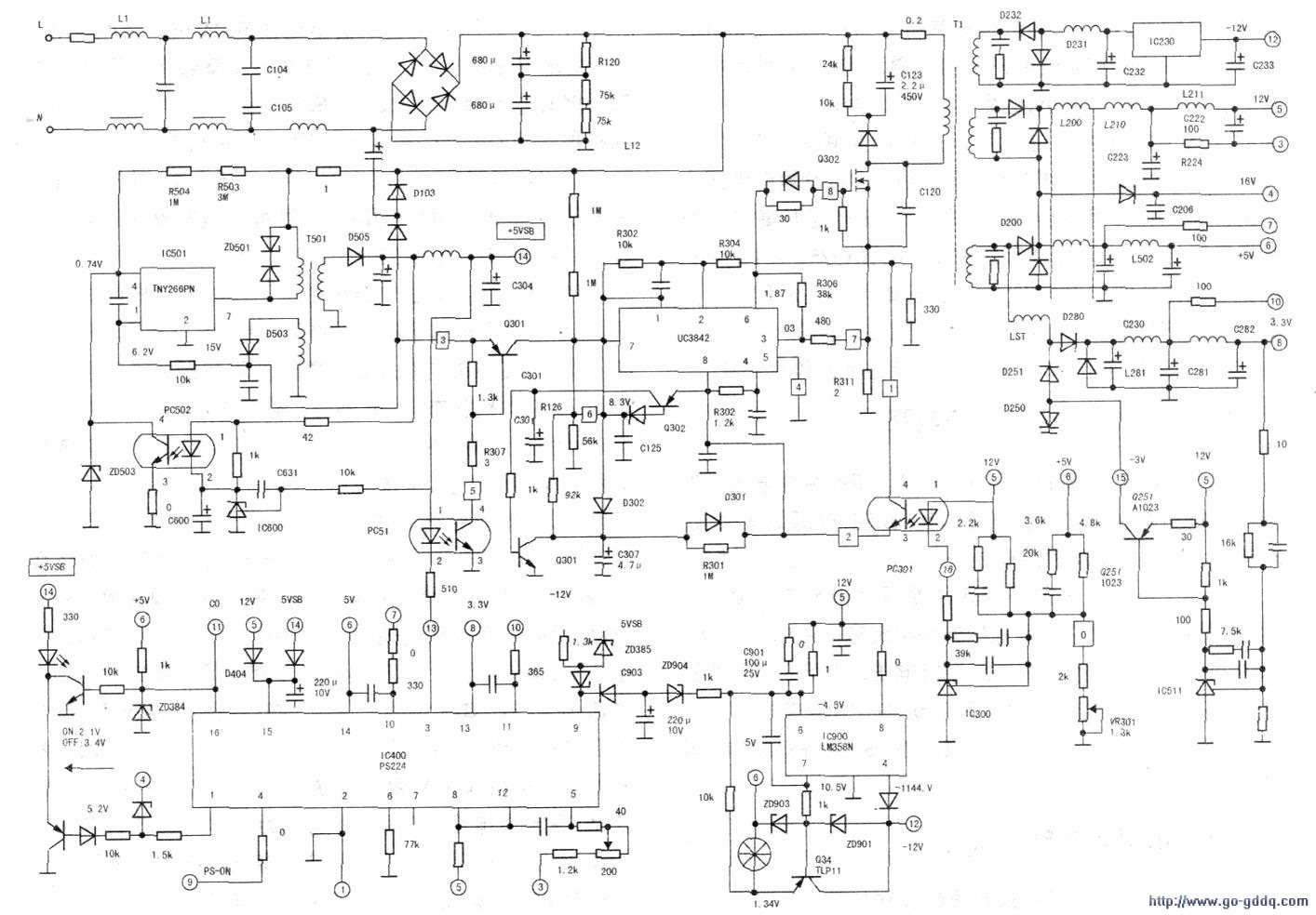 惠普电脑电源的组成部分及工作原理