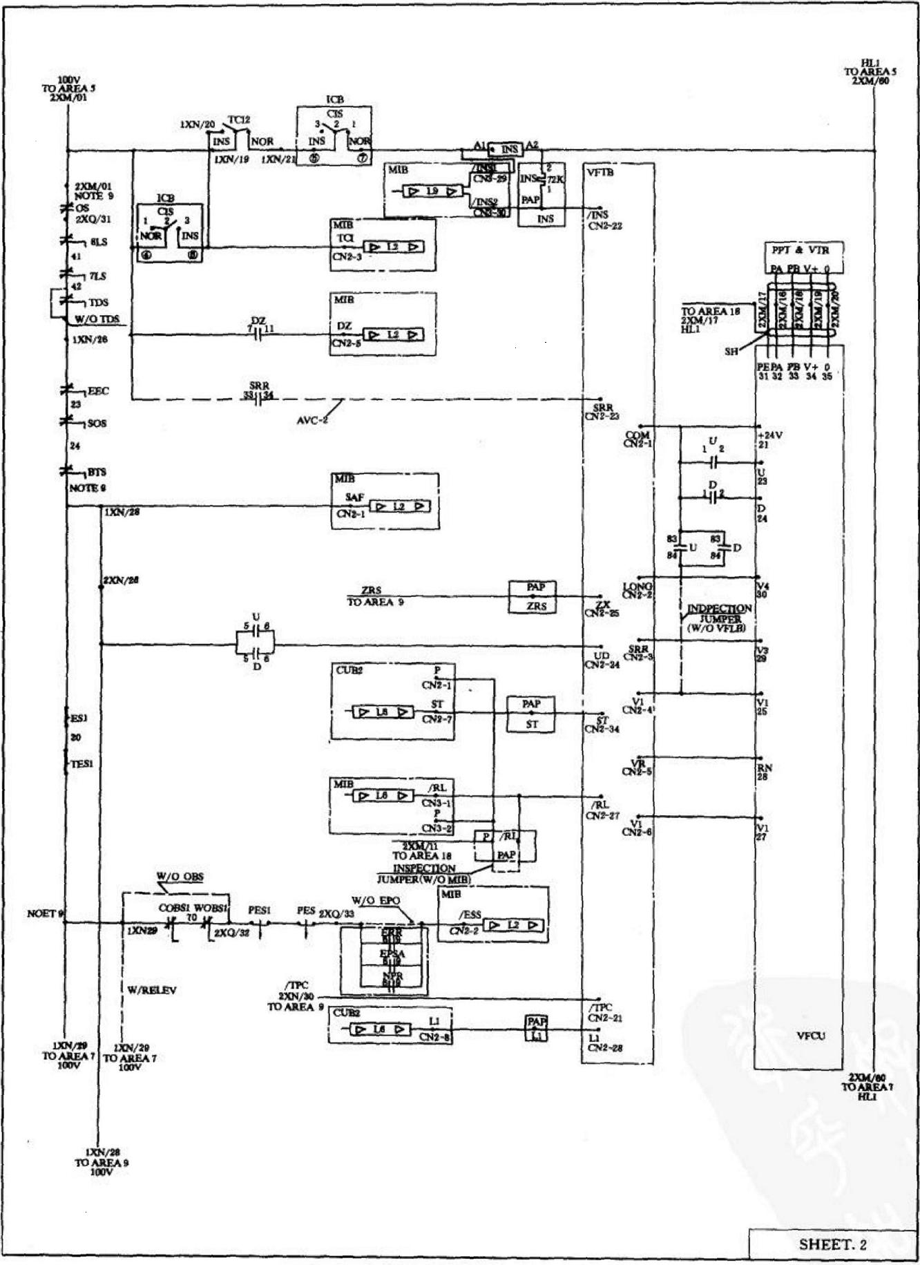 天津奥的斯toec-40电梯安全回路原理分析