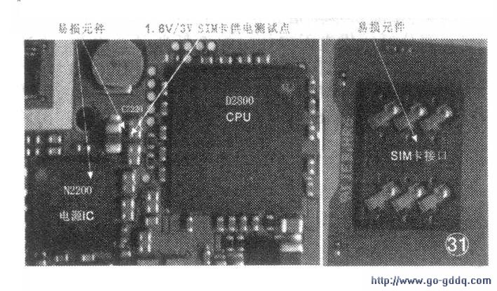 诺基亚N96手机因进水导致不识别SIM卡