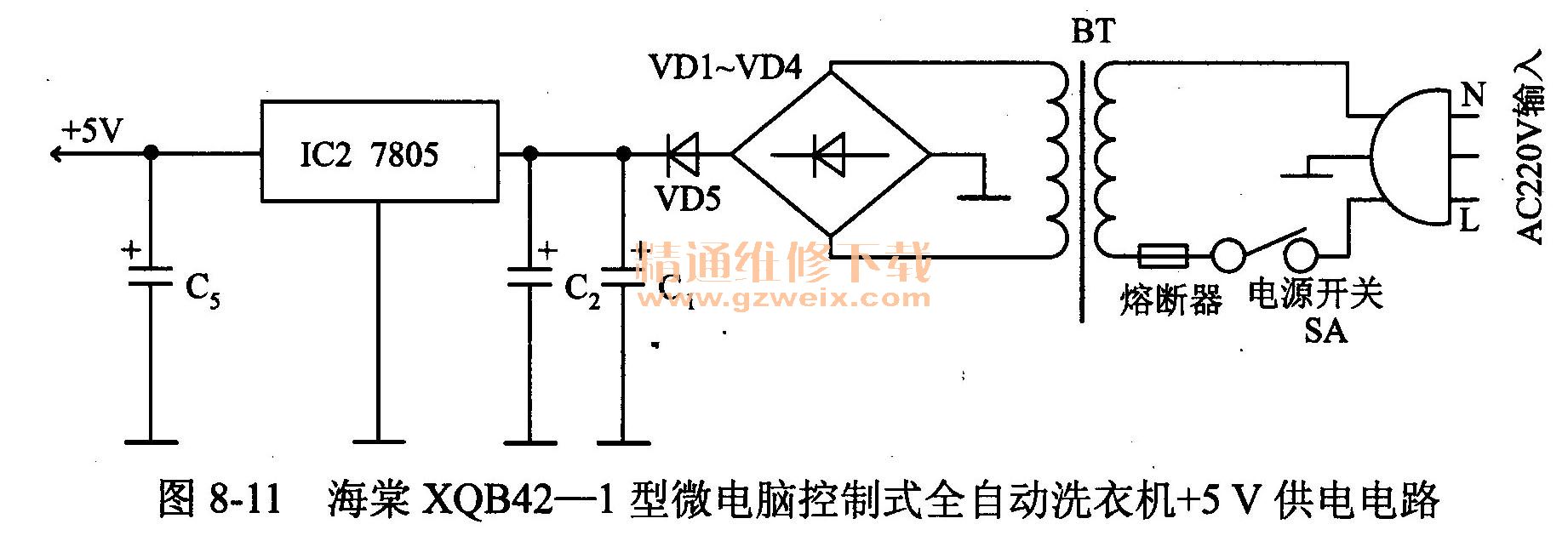 XQB42-1΢ԿʽȫԶϴ»+5V·