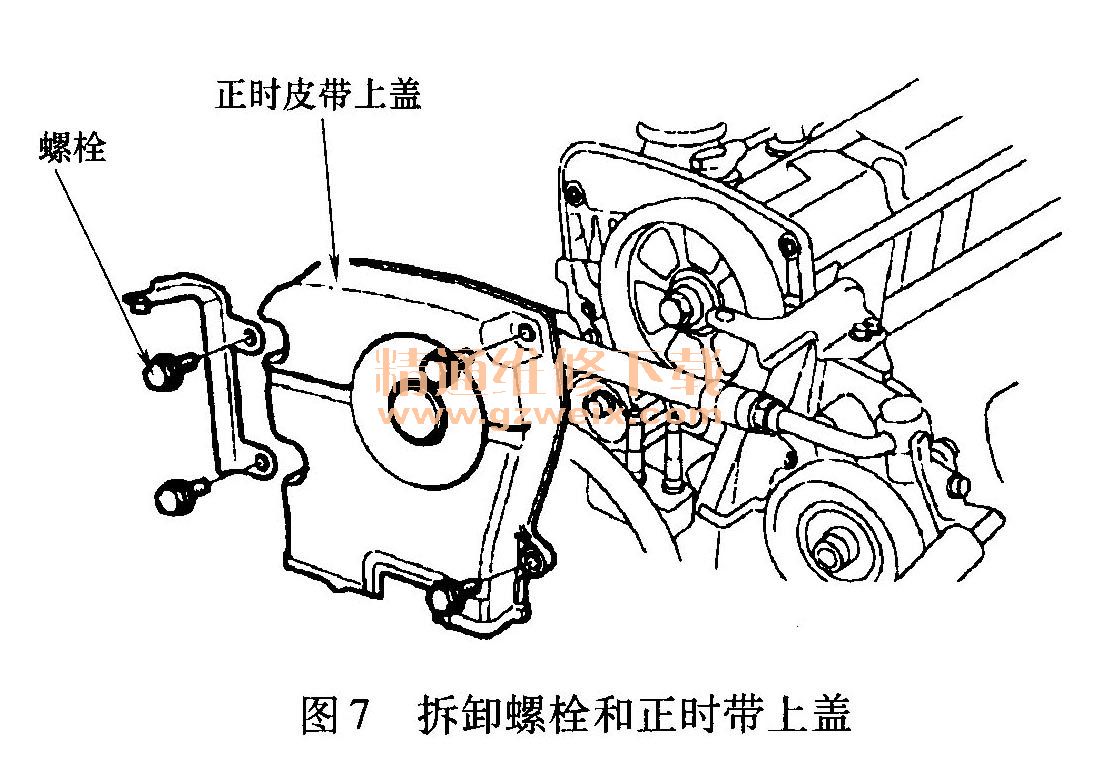 现代g4gc正时图解,g4gc正时皮带图解 现代途胜(tucson)2. 0l发动机正时校对方法