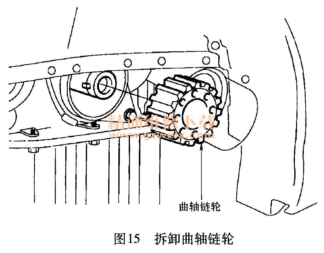现代途胜(tucson)2. 0l发动机正时校对方法