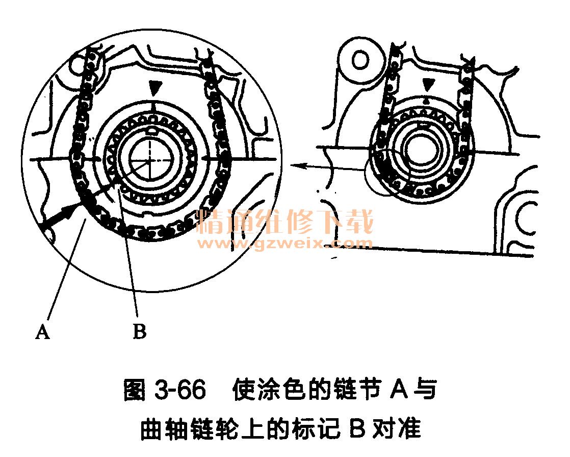 伊兰特16凸轮轴链条怎么拆 ,老款伊兰特凸轮轴链条记号怎么对