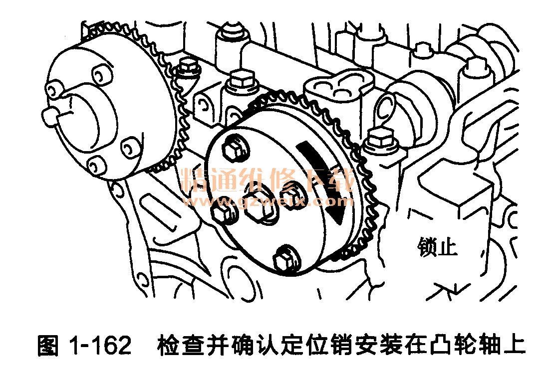 丰田雅力士发动机(1zr-fe型/4zr-fe型)正时链条的安装方法