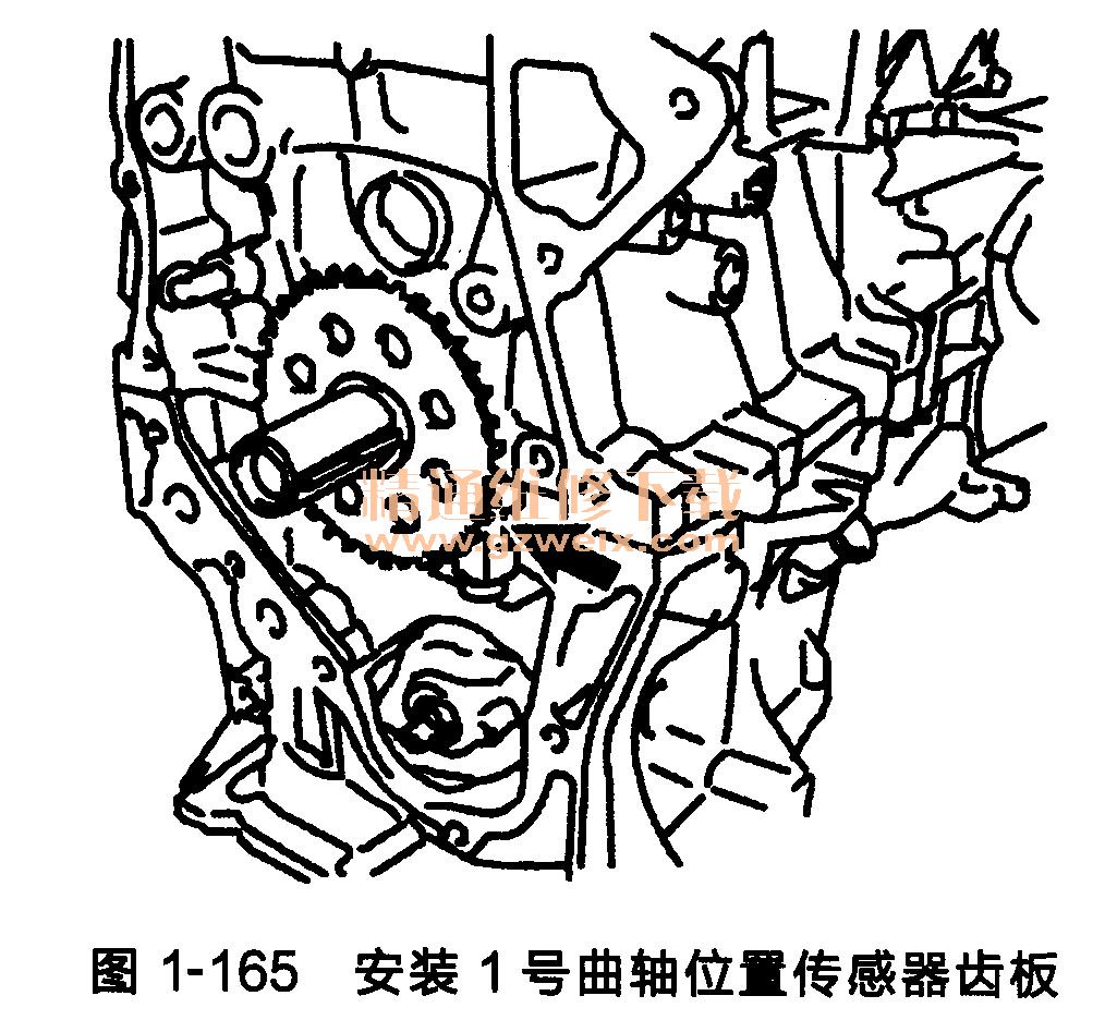 丰田雅力士发动机(1zr-fe型/4zr-fe型)正时链条的安装方法