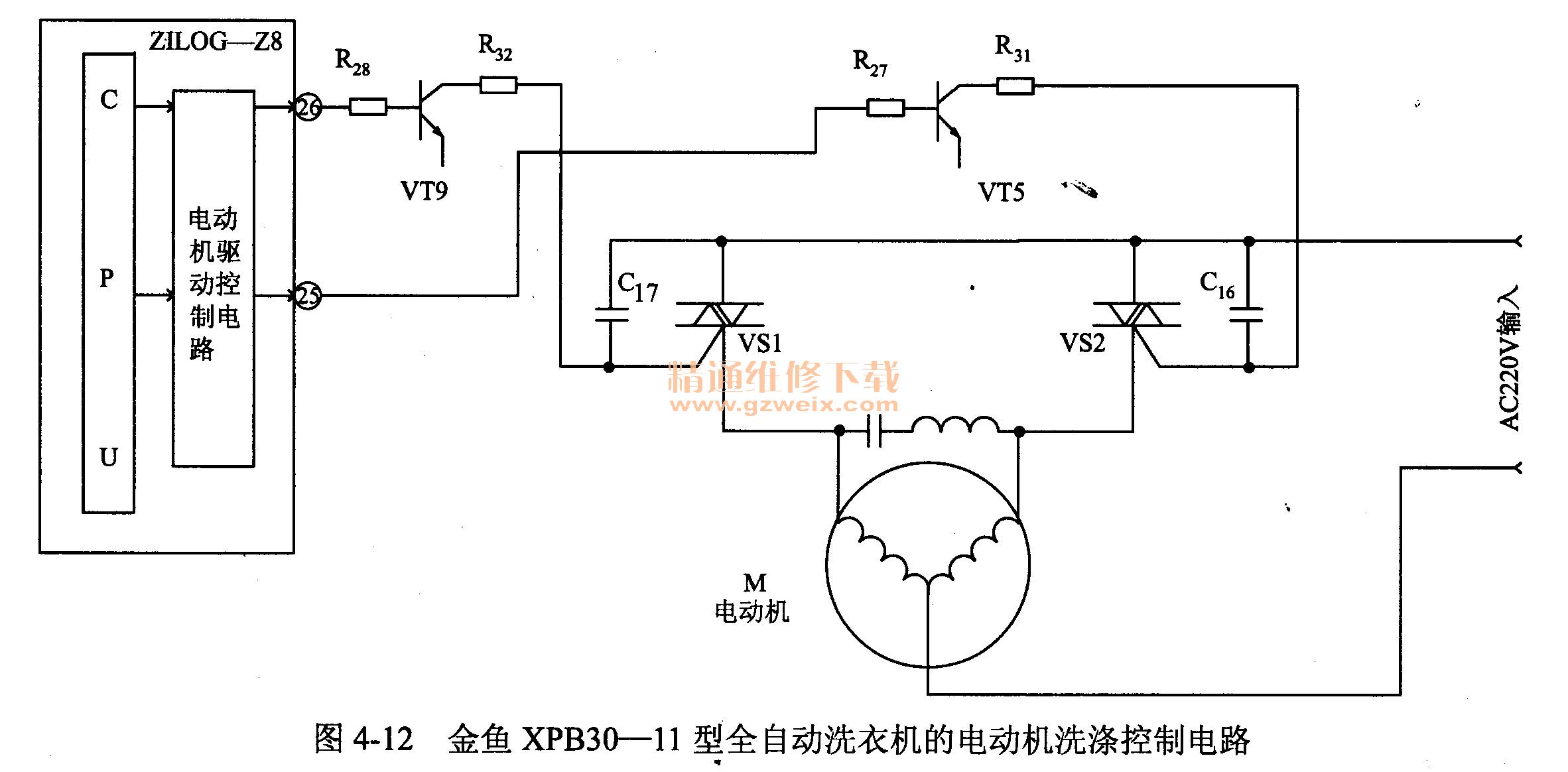 XPB30-11ȫԶϴ»綯ϴӿƵ·ͼ