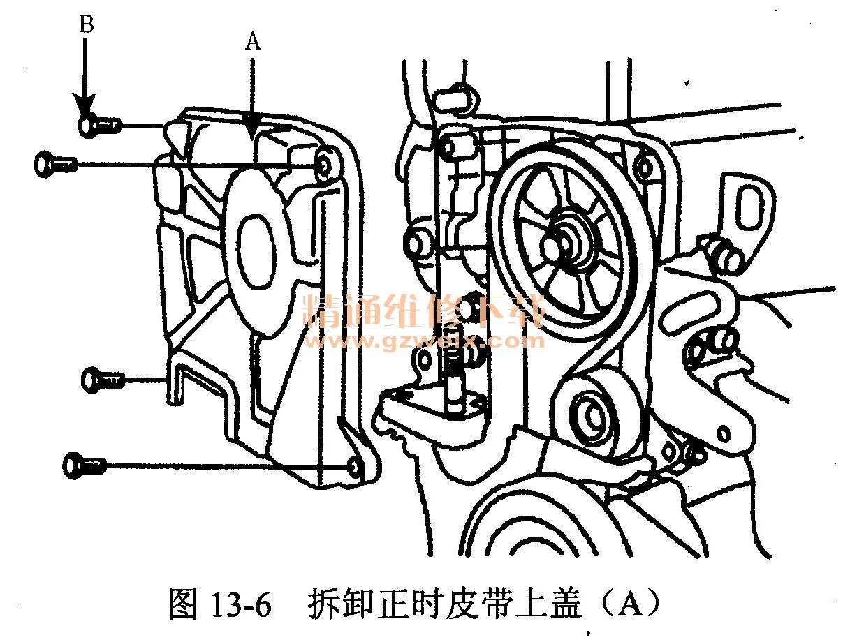 赛拉图对正时安装图片,赛拉图小链条正时图解 悦达起亚赛拉图(dohc 1.6 l型发动机)正时校对方法