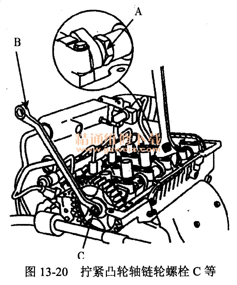 安装汽缸盖罩. 悦达起亚赛拉图 dohc 1.6 l型发动机 悦达高清图片