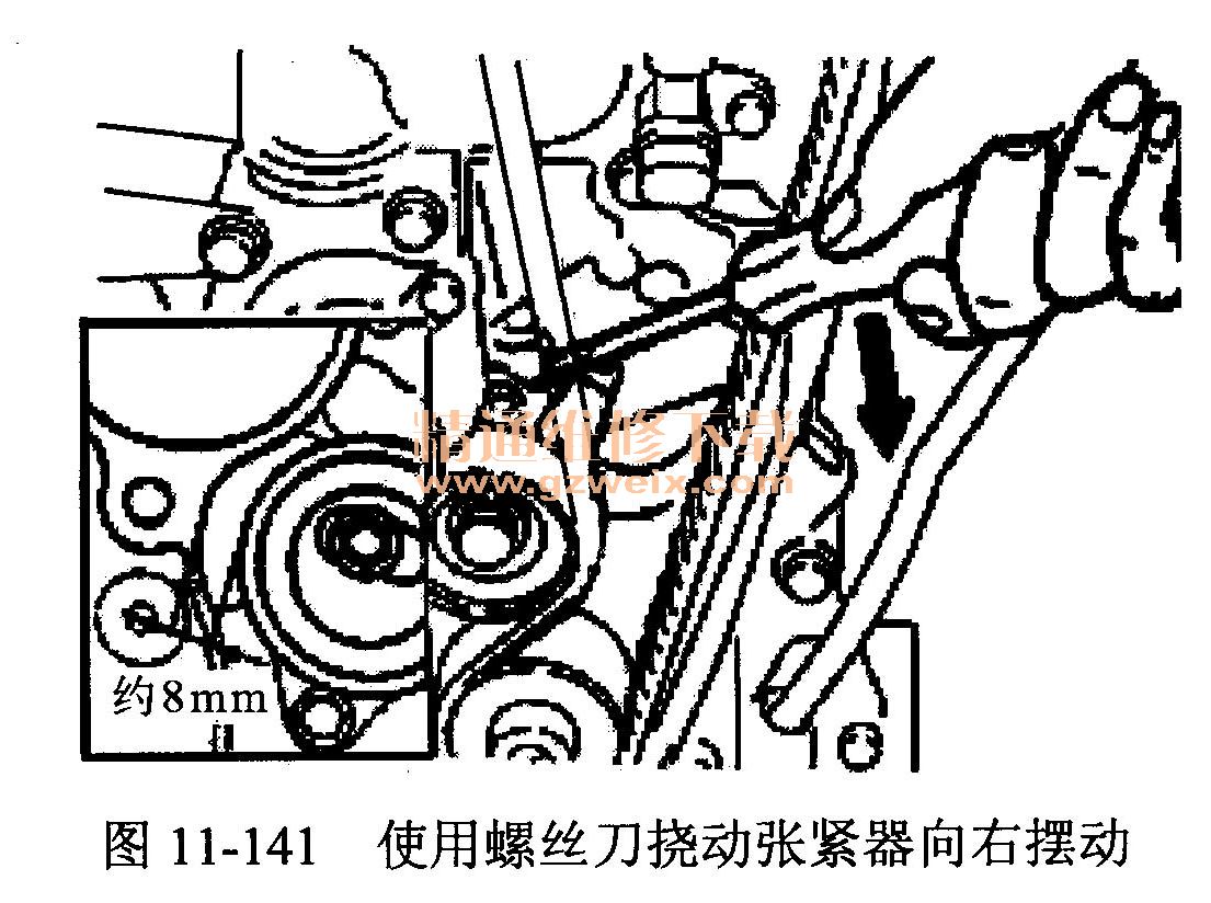 奇瑞开瑞优优(sqr472wf/c型发动机)正时校对方法