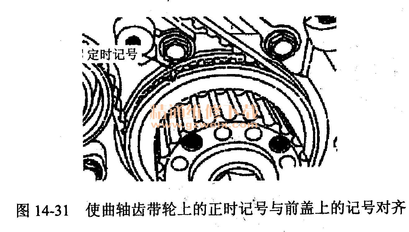 4G64发动机正时记号,4g64正时 4 l型发动机)正时校对方法
