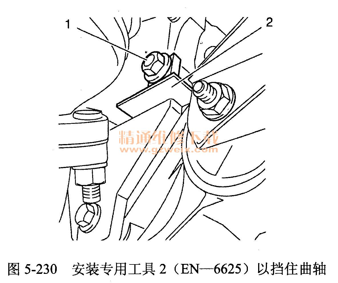 雪佛兰科鲁兹(LXV 1.6 L型发动机)正时校对方法