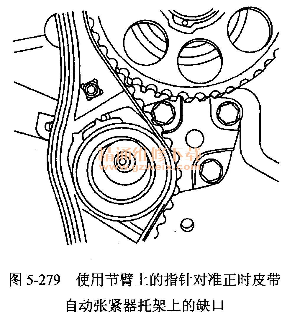 乐风1.4发动机正时,乐风1.4发动机正时图解 雪佛兰乐风/乐聘(l95 1.4 l)发动机正时校对方法