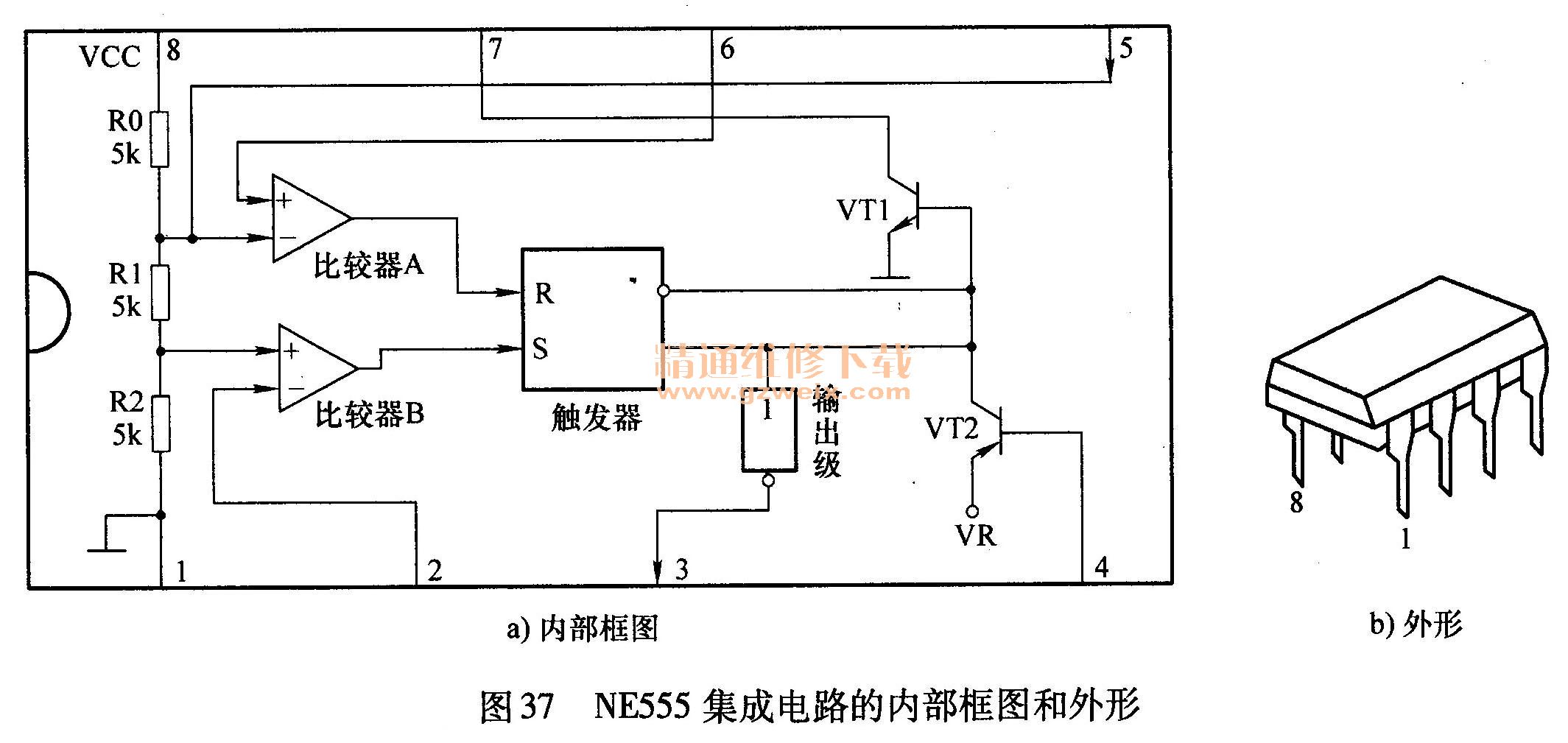  NE555ɵ·ڲͼ