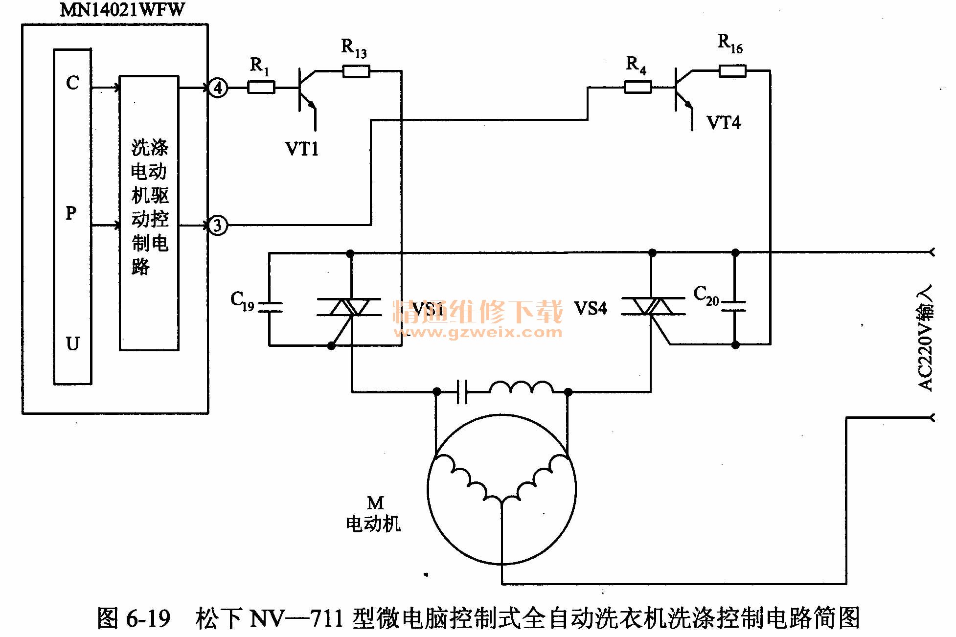 NV-711΢ԿʽȫԶϴ»ϴӿƵ·ͼ