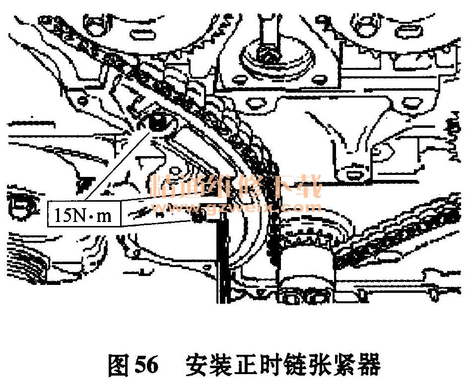全顺puma 2. 4l柴油发动机正时校对方法