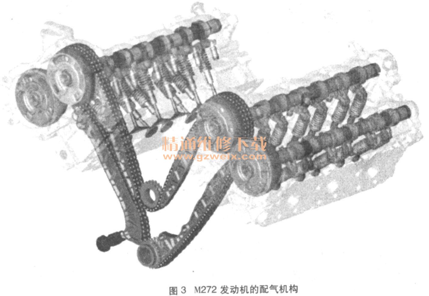 奔驰M272发动机正时问题引起的故障