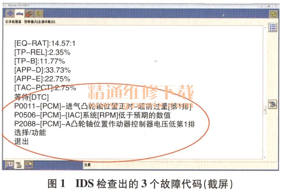 福特嘉年华发动机故障灯异常点亮