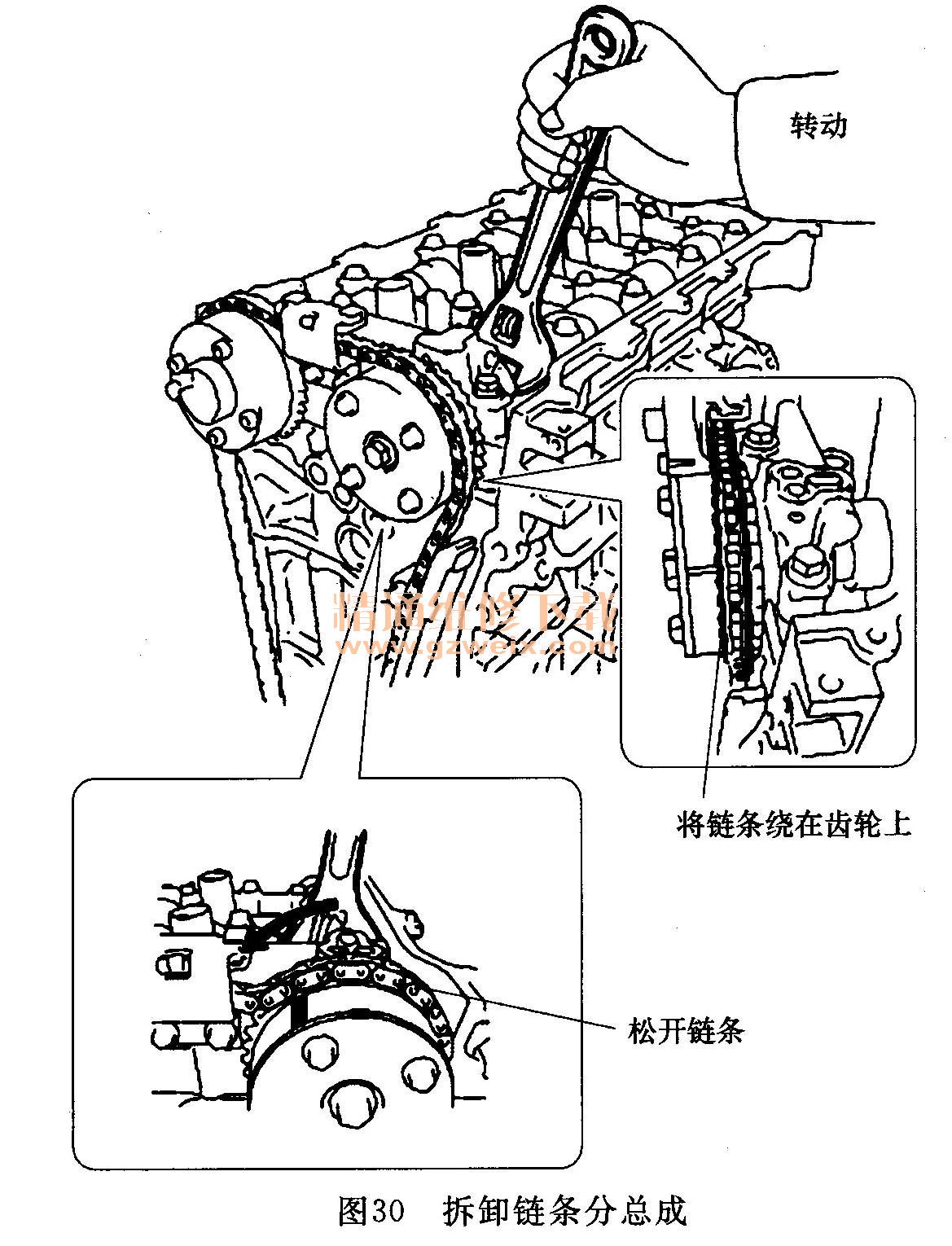 12586962适用别克3.0汽车正时链条修理包12633451 colyes 9-0753S-阿里巴巴