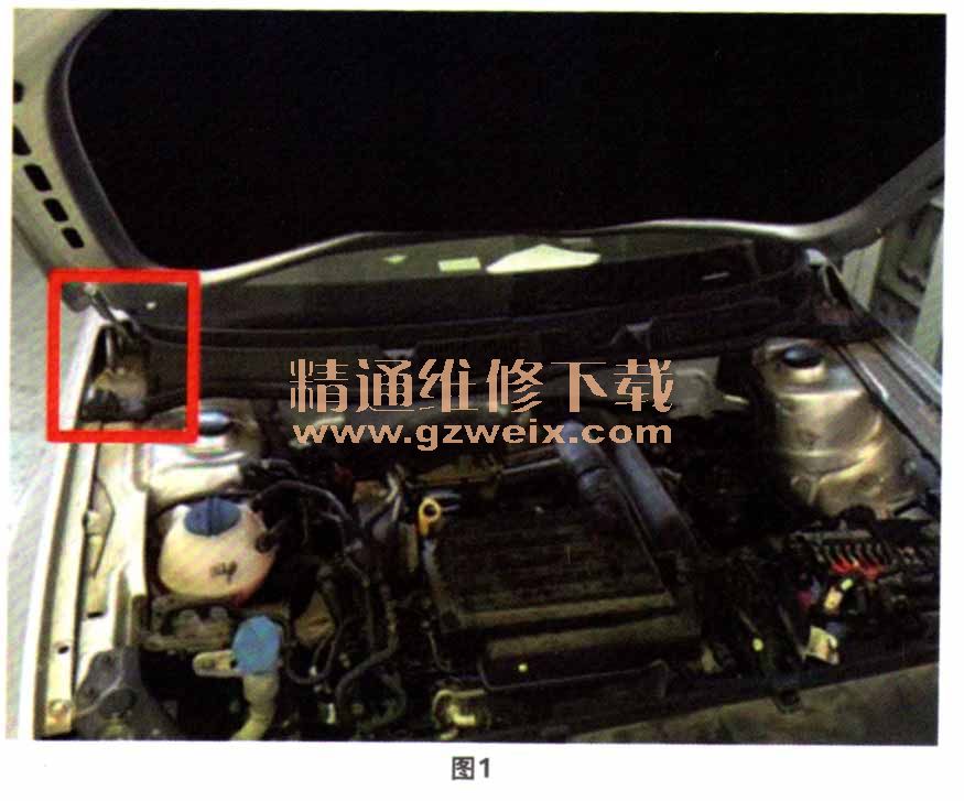 大众朗逸前排乘客侧区域进水的解决方法