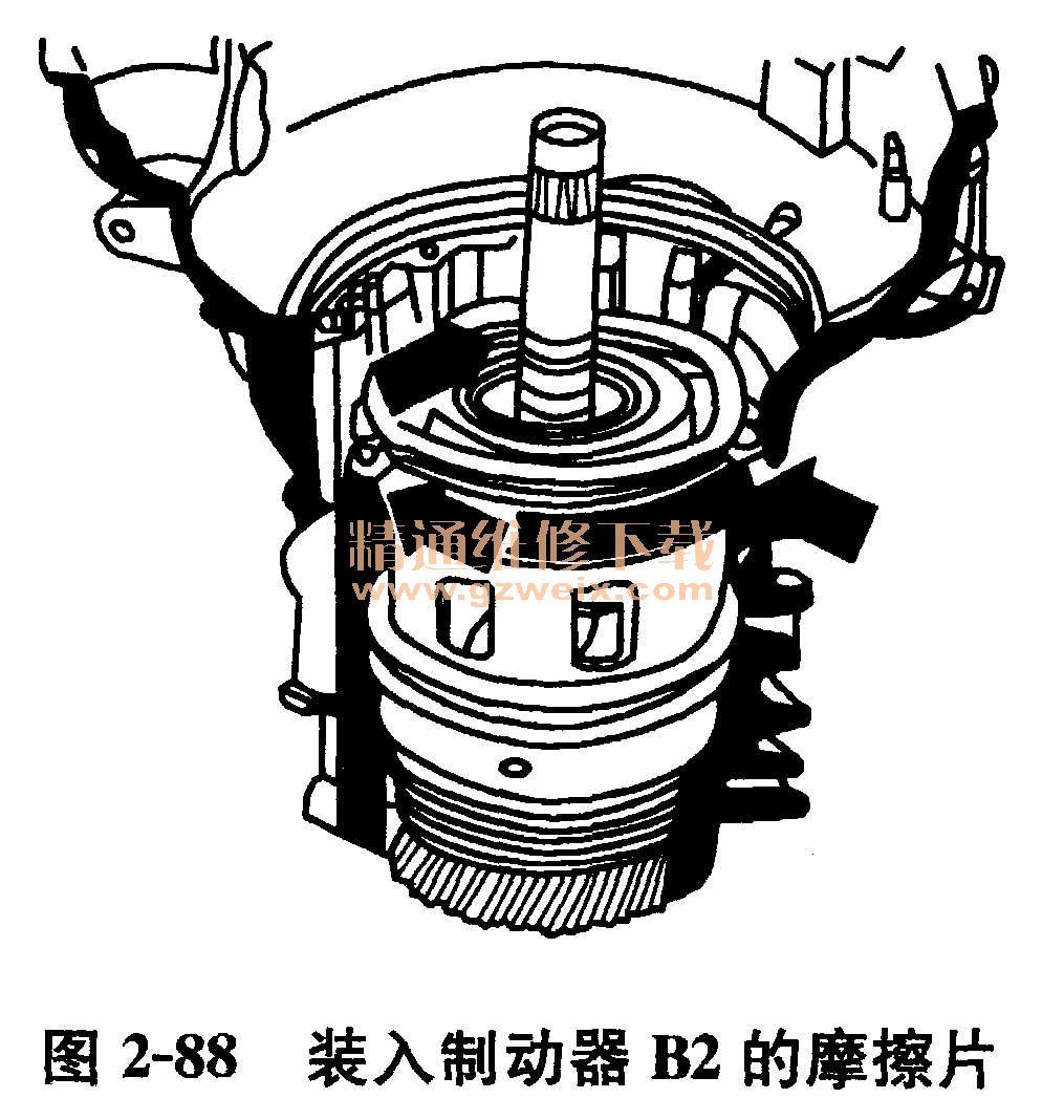 大众桑塔纳2000gsi-at轿车自动变速器(at)的分解与装配