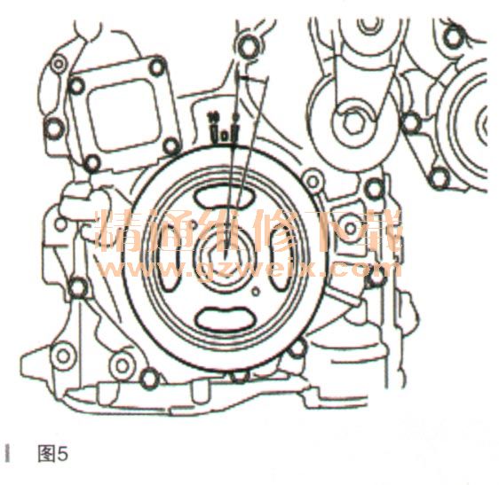 丰田rav4 5a-fe 2.5发动机正时校对方法