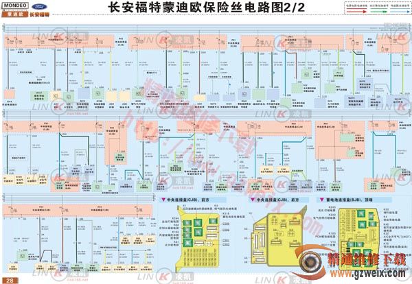 长安福特蒙迪欧保险丝电路图(2)
