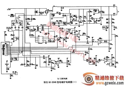张仕gc-2046型电磁炉电路图